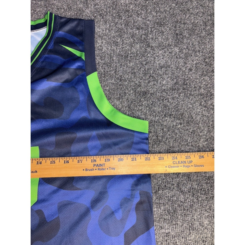 zolo Sublimated‎ 23 Sportswear Uniforms Jersey Basketball Club Mens Large Blue - Picture 6 of 6
